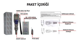 ADWA AD31 Tds Ppm EC Metre İletkenlik Ölçer - Thumbnail