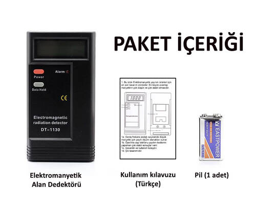 AEK-Tech Elektromanyetik Alan Radyasyon Ölçer Dedektör