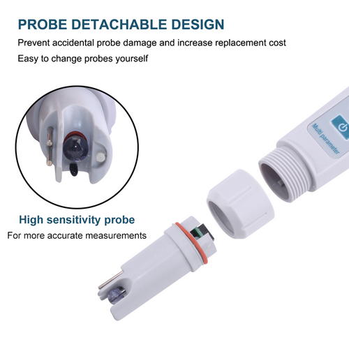 AEK-Tech PH-686 4'ü 1 arada PH Metre TDS EC ve Sıcaklık Ölçer