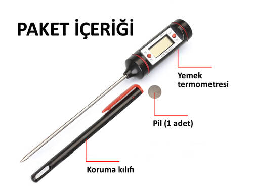 AEK-Tech WT-1 Dijital Saplamalı Yemek Termometresi