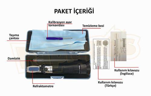 ATC 0-10 Tuzluluk Yoğunluk Ölçer Refraktometre Deniz Akvaryumu