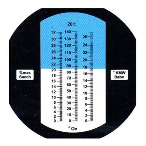 ATC 0-140 OE Meyve Şeker Refraktometresi 0-32 Brix Mas Sacch