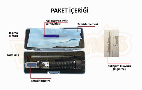 ATC 0-32 Şeker Yoğunluk Ölçer Brix Refraktometre