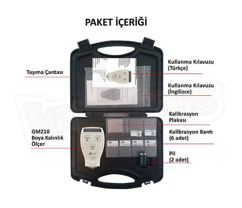 BENETECH GM210 Boya Kaplama Kalınlık Ölçer