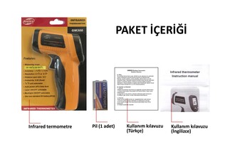 BENETECH GM300 Infrared Lazer Temassız Termometre - Thumbnail