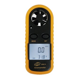 Benetech - BENETECH GM816 Digital Anemometer Wind Speed Measuring