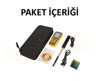 BENETECH GM8903 Anemometre Hava Akım Debi Ölçer 102cm Açılabilir Prob - Thumbnail