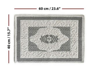 Bukle Kilim Paspas 40x60 cm - Thumbnail