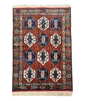 Handicraft - Turkish Gallipoli Canakkale Ayvacik Handwoven Root Dye Vintage Kirman Rug 178x276