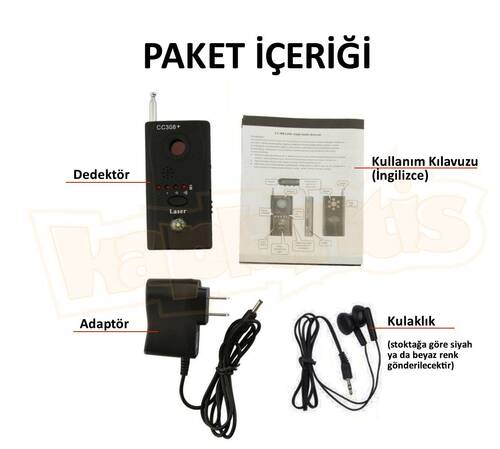 CC308+ Kamera Sinyal Dedektörü Böcek Bulucu