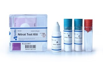 ChemBio - ChemBio Nitrat Test Kiti 0-100 ppm Kolorimetrik 100 Test Su Havuz Akvaryum Nitrate