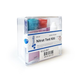 ChemBio Nitrat Test Kiti 0-100 ppm Kolorimetrik 100 Test Su Havuz Akvaryum Nitrate - Thumbnail