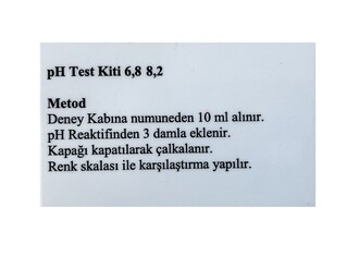 ChemBio PH Test Kiti 6.8-8.2 Kolorimetrik 100 Test Su Havuz Akvaryum PH Ölçer - Thumbnail