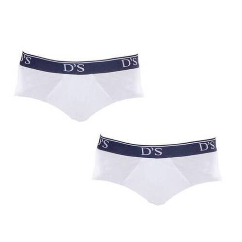 D'S Damat Comfort 2'li Erkek Slip Beyaz