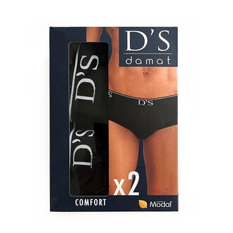 D'S Damat - D'S Damat Comfort 2'li Erkek Slip Siyah