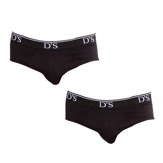 D'S Damat Comfort 2'li Erkek Slip Siyah - Thumbnail