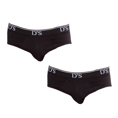 D'S Damat Comfort 2'li Erkek Slip Siyah