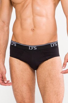 D'S Damat Comfort 2'li Erkek Slip Siyah - Thumbnail