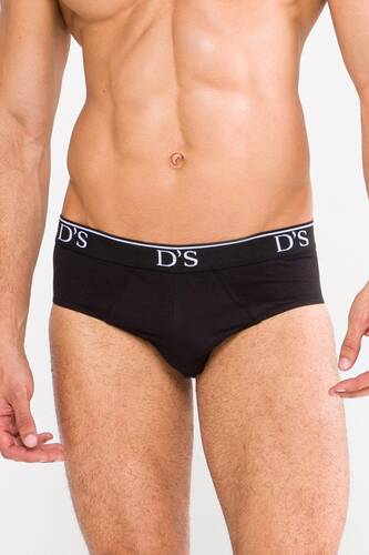 D'S Damat Comfort 2'li Erkek Slip Siyah