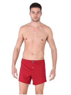 D'S DAMAT Natural 2'li Boxer Lacivert-Bordo - Thumbnail