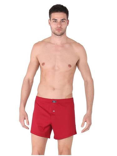 D'S DAMAT Natural 2'li Boxer Lacivert-Bordo