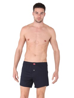 D'S DAMAT Natural 2'li Boxer Lacivert-Bordo - Thumbnail