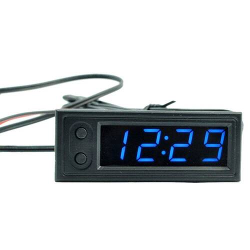 Dijital Termometre Voltmetre ve Saat Komponent Led 22mm