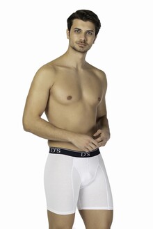 D'S Damat - D'S DAMAT Comfort Boxer Uzun Beyaz