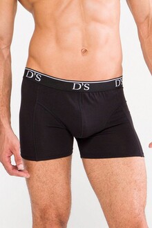 D'S DAMAT Trendy Sport 2'li Boxer Siyah - Thumbnail