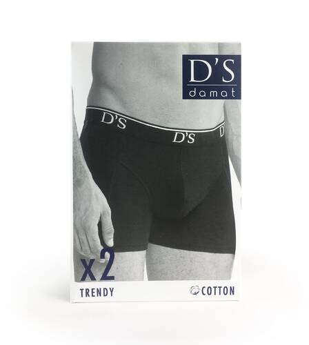 D'S DAMAT Trendy Sport 2'li Boxer Siyah