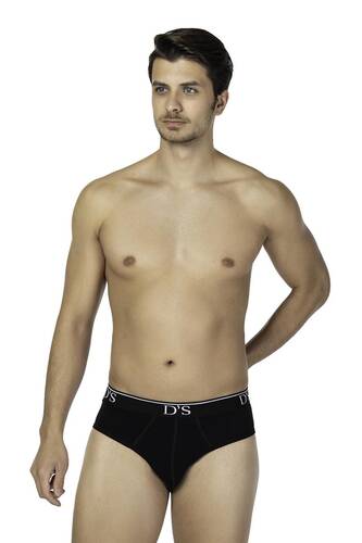 D'S DAMAT Trendy Sport 2'li Erkek Slip Siyah