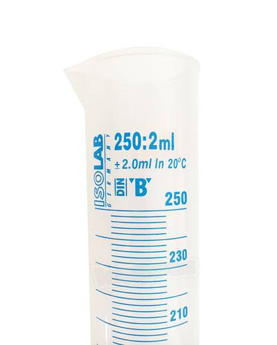 Eurodensimeter 0-100 Alkolmetre ve ISOLAB 250ml Plasitk Mezür Seti