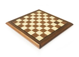 Helena Wood Art - Massive Wood Walnut Chess Board 40x40cm (15.7"x15.7")