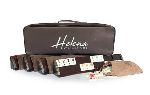 Helena Wood Art Sedef Kakmalı Oval Okey Takımı 4510