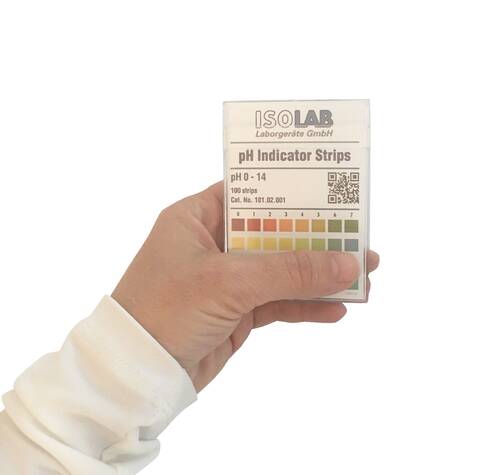 ISOLAB Ph Test Kağıdı 0-14PH 100ad.