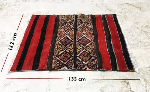 Konya Sumak Kilim Kök Boyalı 135 x 112 cm