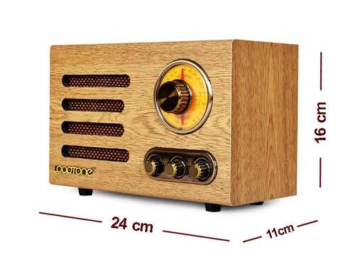 Looptone DSY-HR08 Retro Radyo Espresso