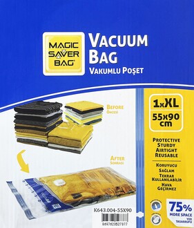 Magic Saver Bag Vakumlu Hurç Torba Naylon Poşet - Thumbnail