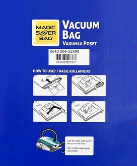 Magic Saver Bag Vakumlu Hurç Torba Naylon Poşet - Thumbnail