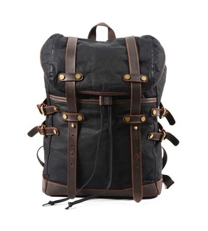 Muchuan - Muchuan 9159X Canvas Backpack Black