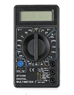 AEK-Tech - OEM DT830B Dijital Multimetre Voltmetre Ampermetre