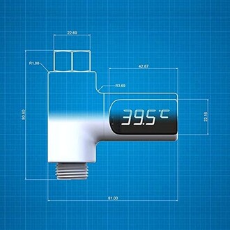 OEM LS-01 Dijital Duş Termometresi - Thumbnail