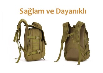 Protector Plus 40L Molle Taktik Çanta (Haki) - Thumbnail