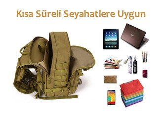 Protector Plus 40L Molle Taktik Çanta (Haki) - Thumbnail