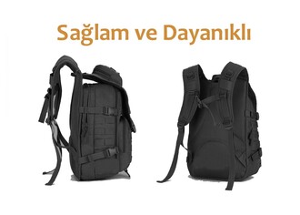 Protector Plus 40L Molle Taktik Çanta (Siyah) - Thumbnail