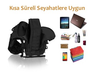 Protector Plus 40L Molle Taktik Çanta (Siyah) - Thumbnail