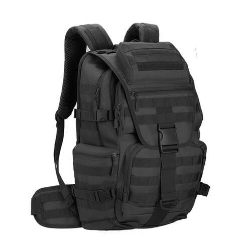 Protector Plus 50L Su Geçirmez Outdoor Sırt Çantası Sportif Siyah