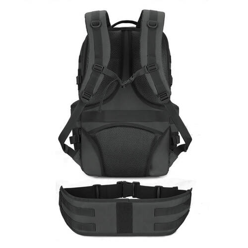 Protector Plus 50L Su Geçirmez Outdoor Sırt Çantası Sportif Siyah