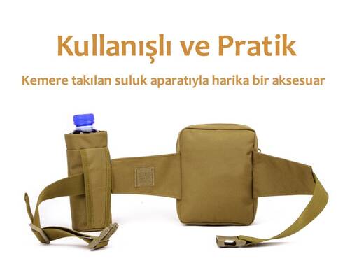 Protector Plus Günlük Kullanım Bel Çantası Haki