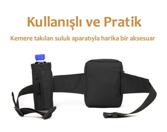 Protector Plus Günlük Kullanım Bel Çantası Siyah - Thumbnail